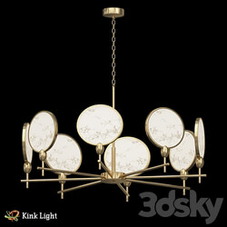 Chandelier Denisia 08421 8 20 OM Pendant light 3D Models 