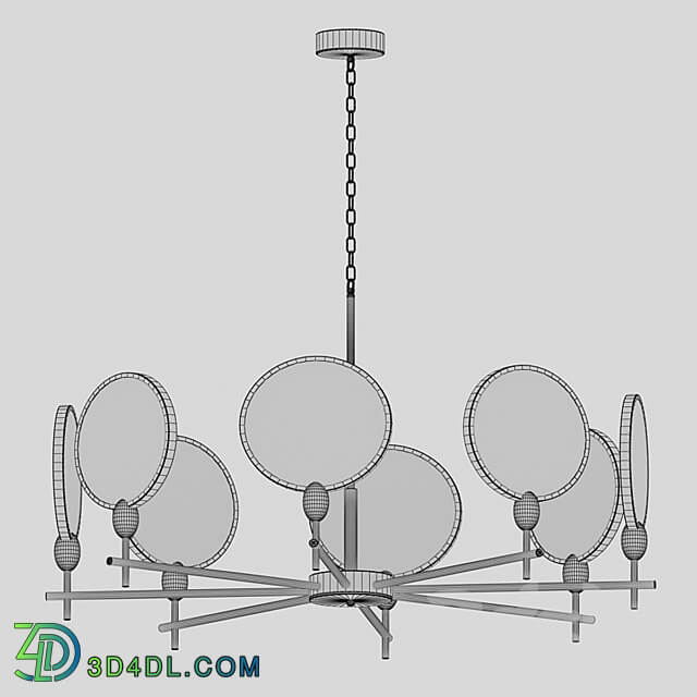 Chandelier Denisia 08421 8 20 OM Pendant light 3D Models