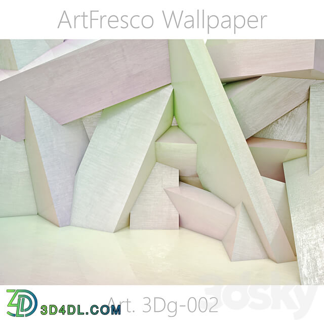 ArtFresco Wallpaper Design seamless photo wallpaper Art. 3Dg 002 OM 3D Models