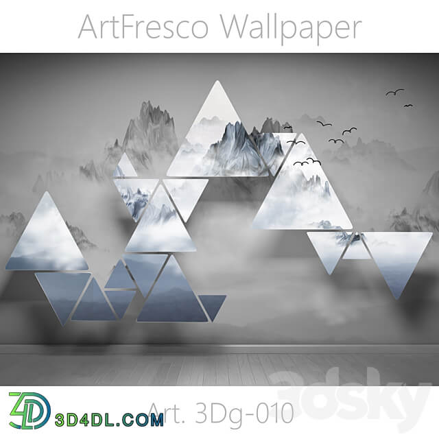 ArtFresco Wallpaper Design seamless photo wallpaper Art. 3Dg 010 OM 3D Models