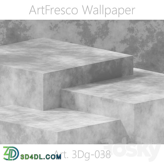 ArtFresco Wallpaper Design seamless photo wallpaper Art. 3Dg 038 OM 3D Models