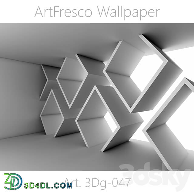 ArtFresco Wallpaper Design seamless photo wallpaper Art. 3Dg 047 OM 3D Models