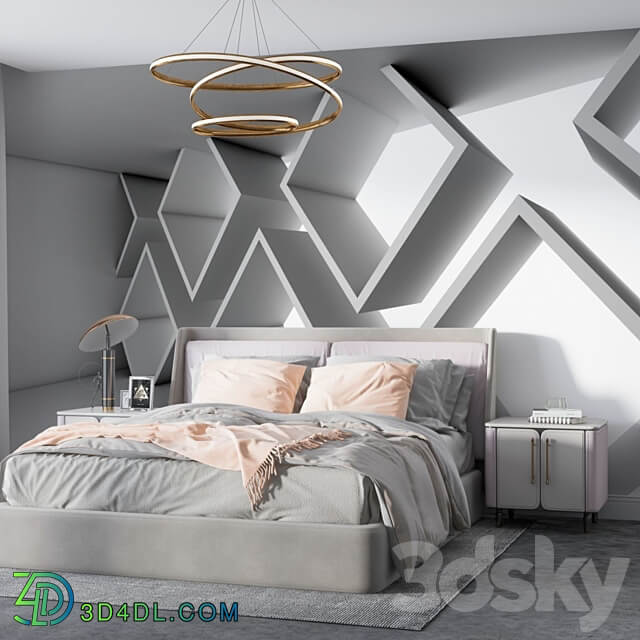 ArtFresco Wallpaper Design seamless photo wallpaper Art. 3Dg 047 OM 3D Models