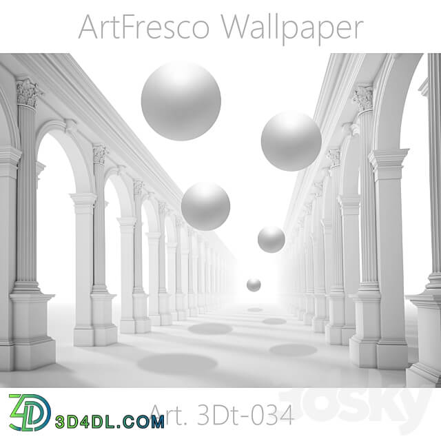 ArtFresco Wallpaper Design seamless photo wallpaper Art. 3Dt 034 OM 3D Models