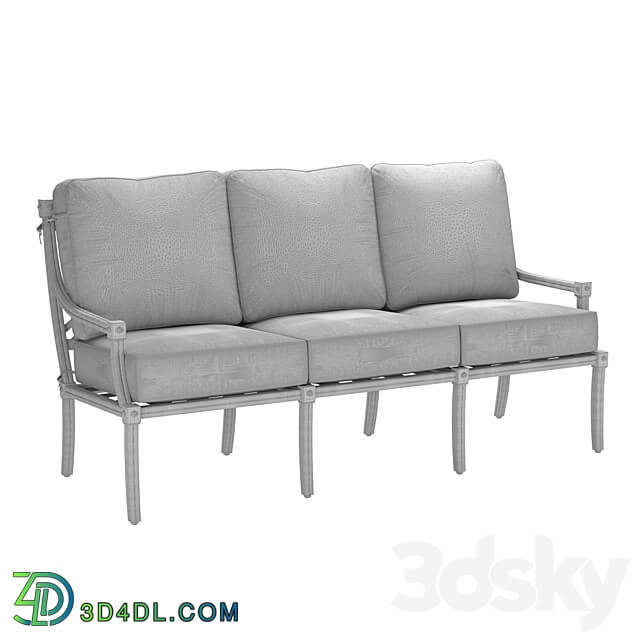 Aristo three seater sofa OM 3D Models