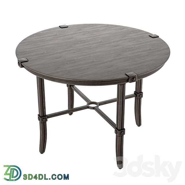 Aristo round dinner table OM 3D Models