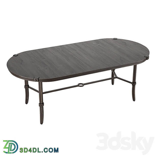 Aristo oval dinner table OM 3D Models