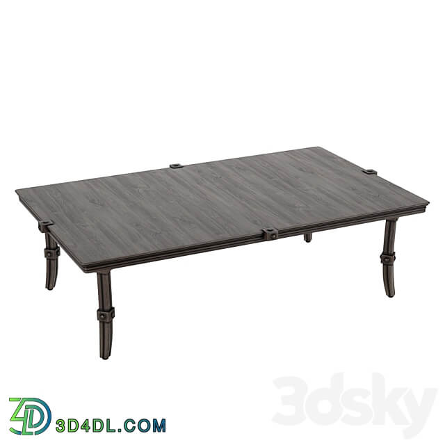 Aristo coffee rectangular table OM 3D Models