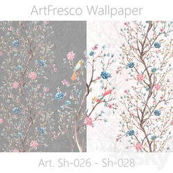 ArtFresco Wallpaper Design seamless photo wallpaper Art. Sh 026 Sh 028 OM 3D Models 