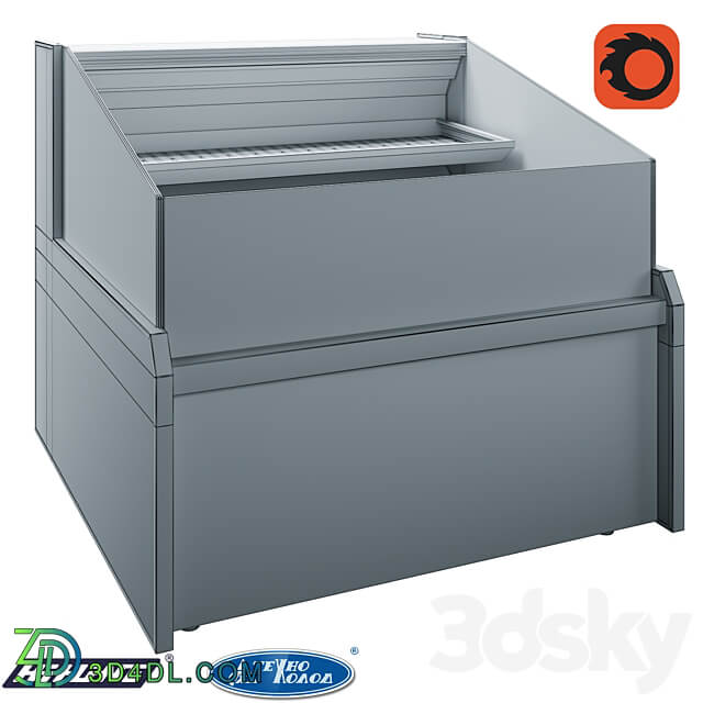 Refrigerated display case 1622 Missouri AC 120 cascade fish self 120 DPLM 3D Models