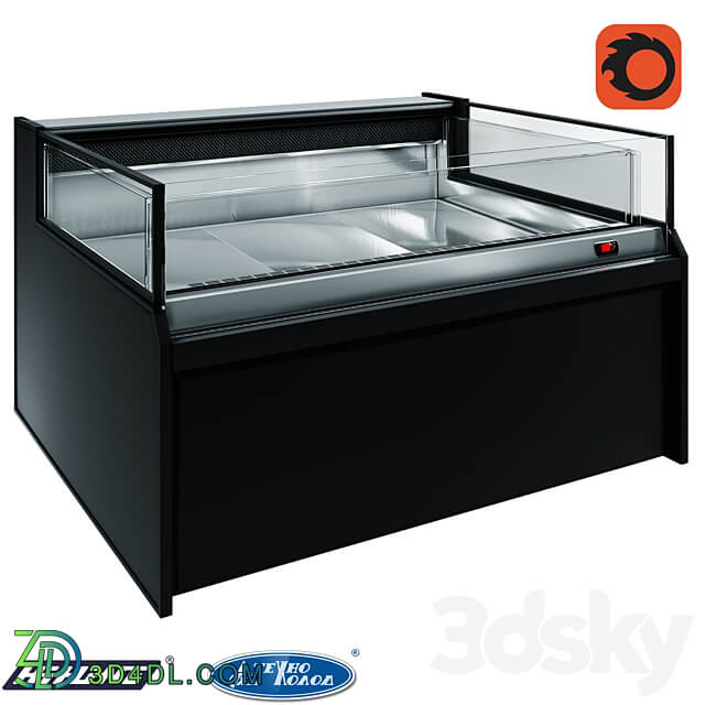 Refrigerated display case 1625 Missouri AC 120 M0 self 092 DLA 3D Models