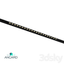 Magnetic track lamp from Ancard 3D Models 