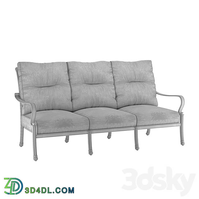 Azhur three seater sofa OM 3D Models