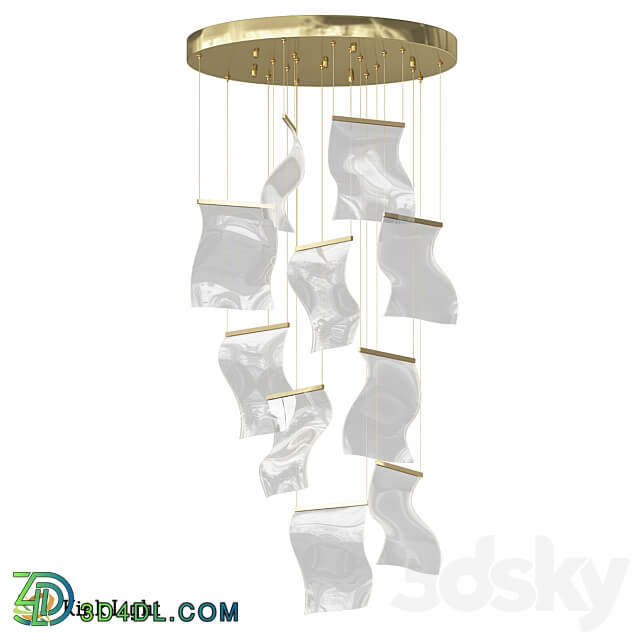 Pendant Liora gold 08035 10A 33 OM Pendant light 3D Models