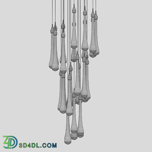 Asmer chrome 07860 28A 02 OM Pendant light 3D Models