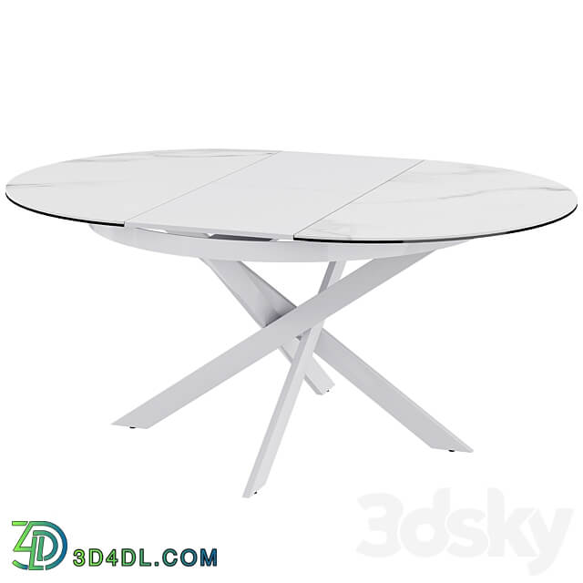 Diona folding table ceramic 3D Models