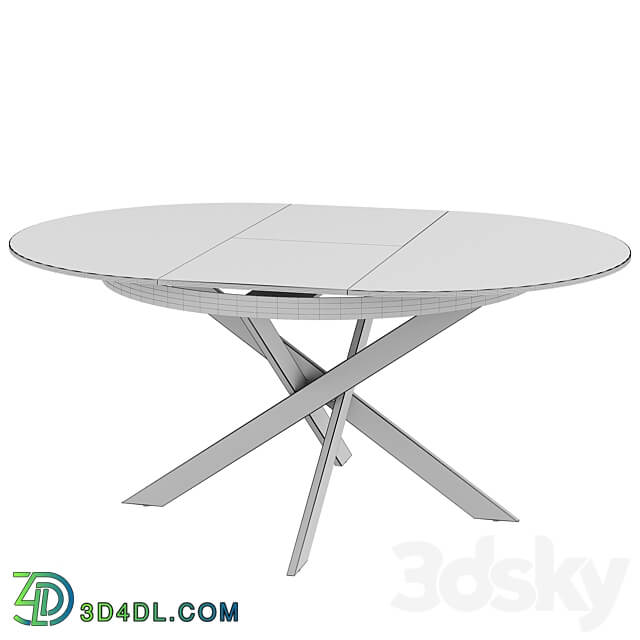 Diona folding table ceramic 3D Models