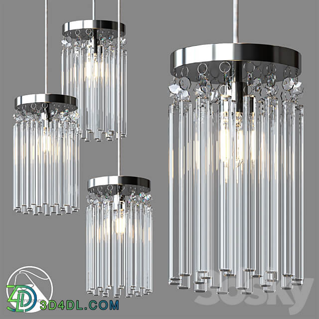 LampsShop.com PDL2086 Pendant Niagara Pendant light 3D Models