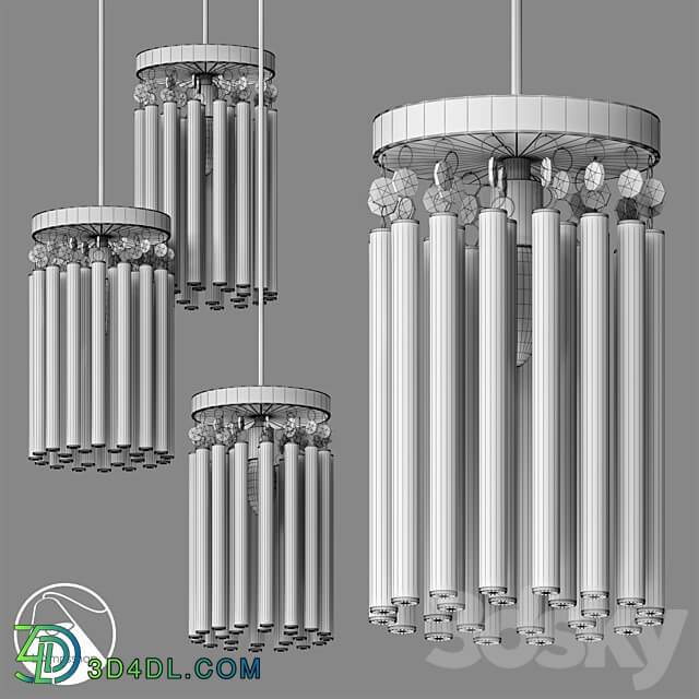 LampsShop.com PDL2086 Pendant Niagara Pendant light 3D Models