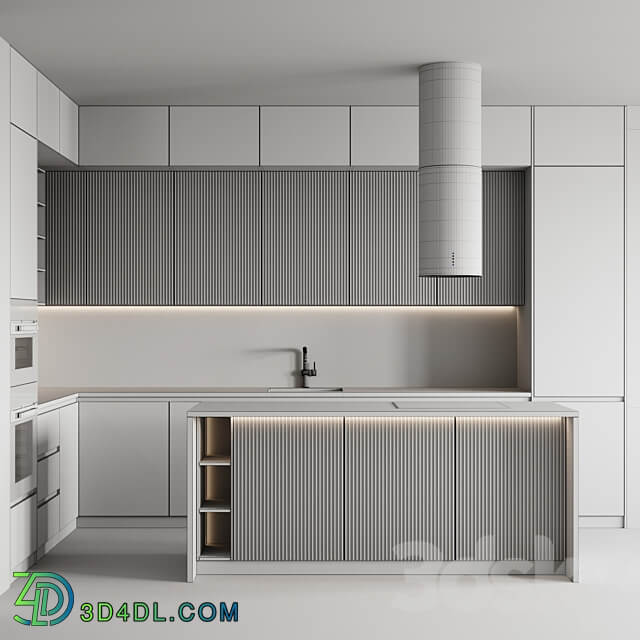 kitchen modern 004 Kitchen 3D Models