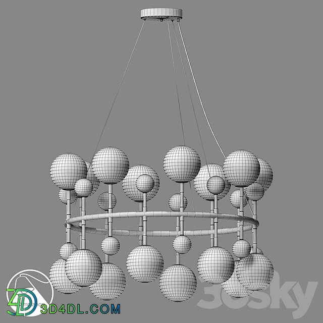 LampsShop.com L1315 Chandelier Julian Pendant light 3D Models