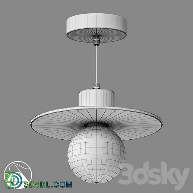 LampsShop.com PDL2046 Pendant Moon Pendant light 3D Models