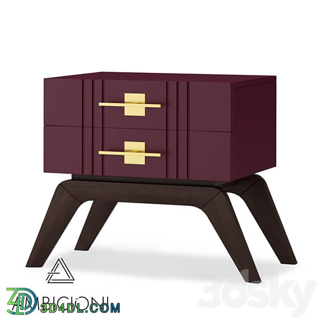 Bedside table Ambicioni Monaco Sideboard Chest of drawer 3D Models