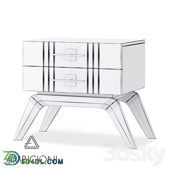 Bedside table Ambicioni Monaco Sideboard Chest of drawer 3D Models