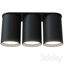 Spot BP triple NEW art. 27938 from Pikartlights Ceiling lamp 3D Models 
