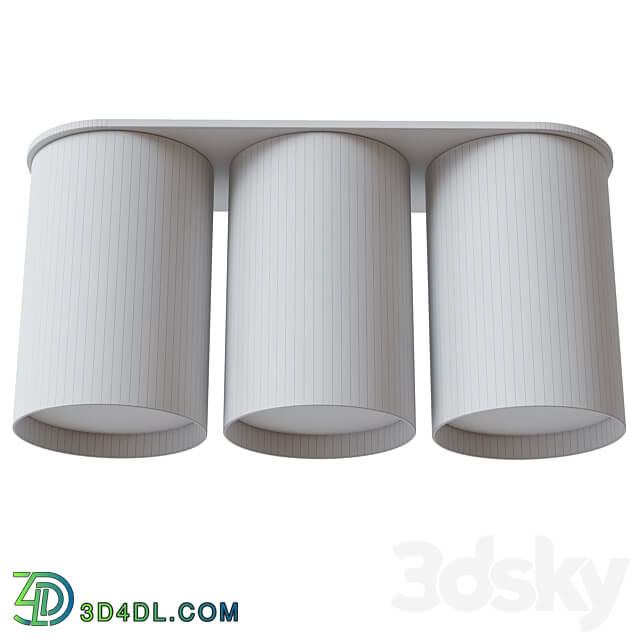 Spot BP triple NEW art. 27938 from Pikartlights Ceiling lamp 3D Models