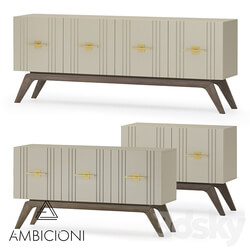 Chest of drawers Ambicioni Monaco 7 Sideboard Chest of drawer 3D Models 