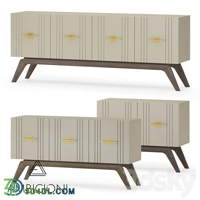 Chest of drawers Ambicioni Monaco 7 Sideboard Chest of drawer 3D Models