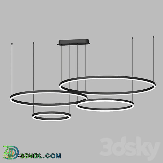 Suspension Thor black 08204 19PA OM Pendant light 3D Models