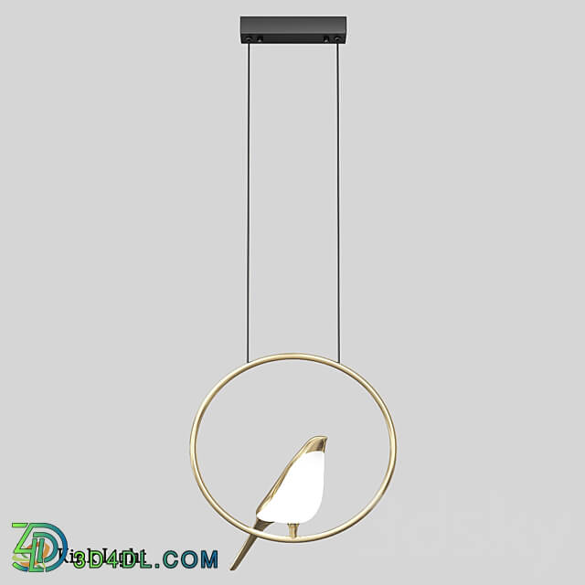 Pendant Arsi black gold 08446 1А 33 OM Pendant light 3D Models