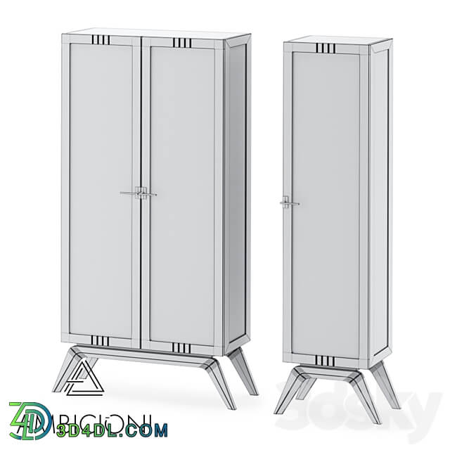 Showcase Ambicioni Monaco Wardrobe Display cabinets 3D Models