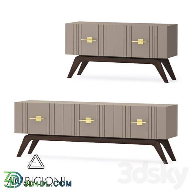 Chest of drawers Ambicioni Monaco 5 Sideboard Chest of drawer 3D Models