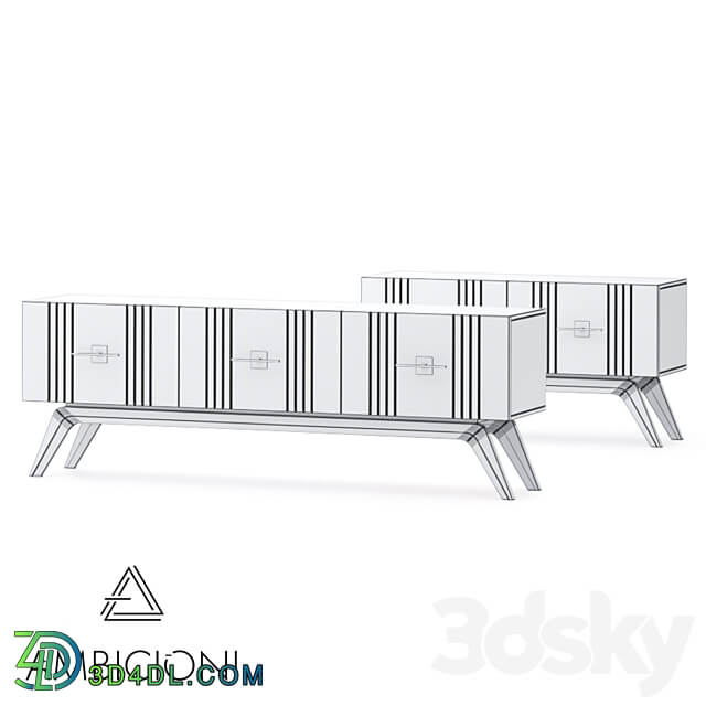 Chest of drawers Ambicioni Monaco 5 Sideboard Chest of drawer 3D Models