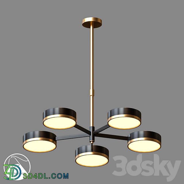 LampsShop.com L1333 Chandelier Loge Pendant light 3D Models