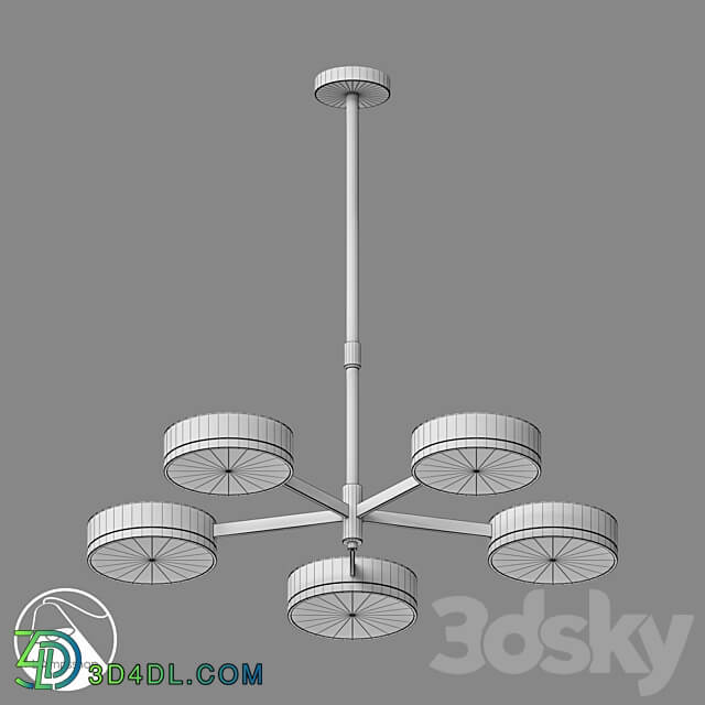 LampsShop.com L1333 Chandelier Loge Pendant light 3D Models