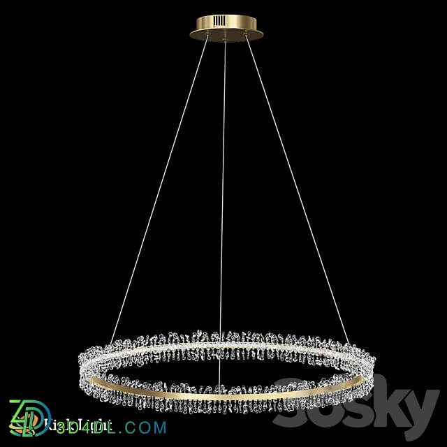 Suspension Laura brass 08242 36A 08243.36A 08244.36A 08248.36A OM Pendant light 3D Models