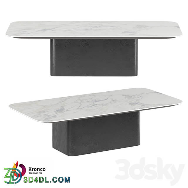 Kronco Kulagio porcelain stoneware coffee table 3D Models