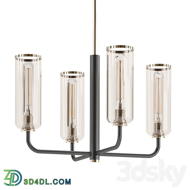 Chandelier AEON by Hudson Valley Pendant light 3D Models