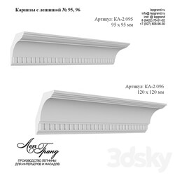 Cornices with stucco 95 96 lepgrand.ru 3D Models 