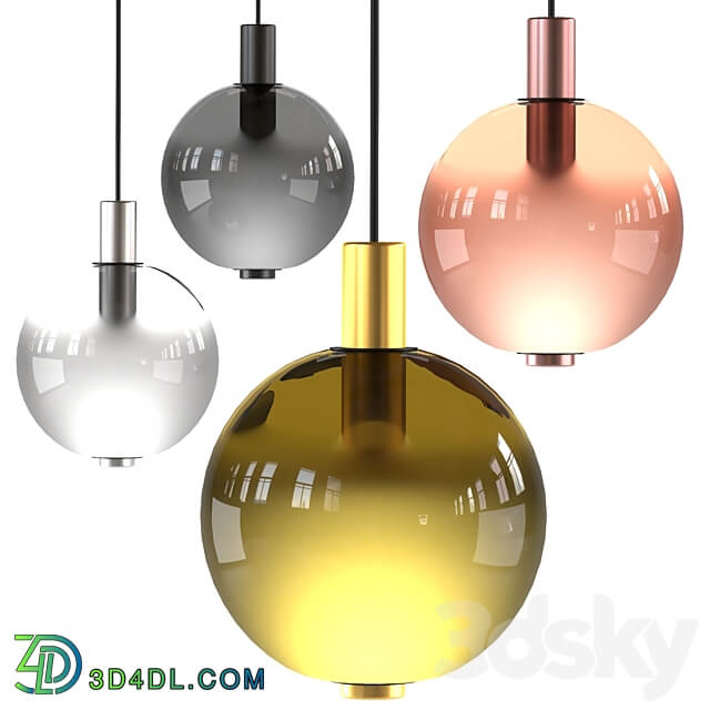 Pendant lamp BEAM STICK NUANCE by Romatti Pendant light 3D Models