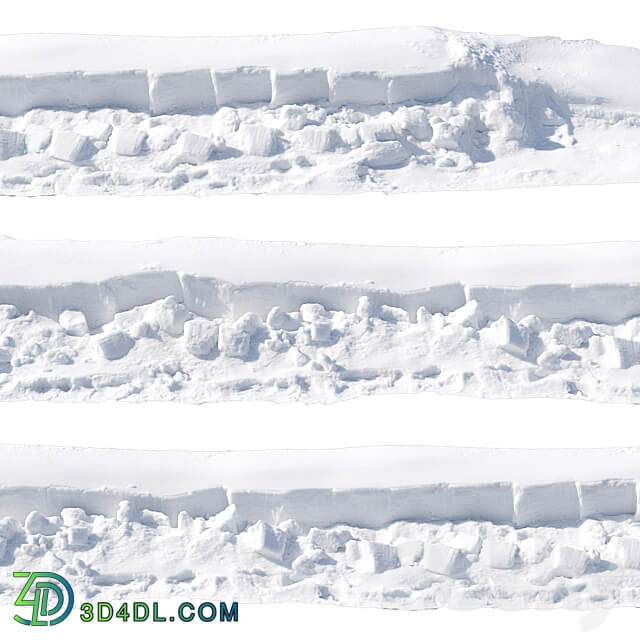 snowdrift 3D Models