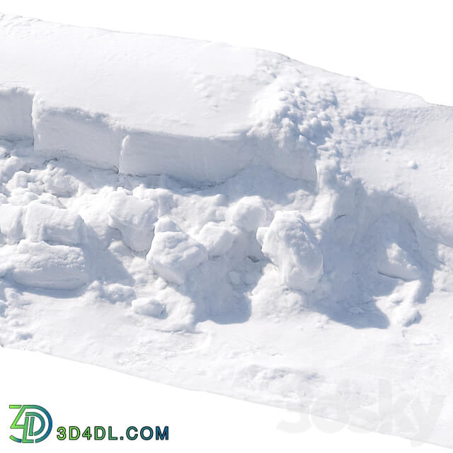 snowdrift 3D Models