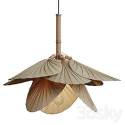 Dry leaf chandelier Pendant light 3D Models 