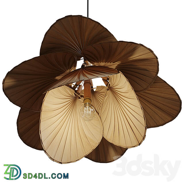 Dry leaf chandelier Pendant light 3D Models