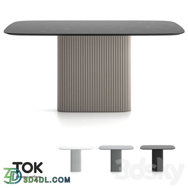  OM Series of Tables velvet Sl Tok Furniture 3D Models