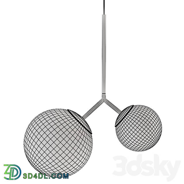 Pendant lamp TWICE CEILING by House Doctor Pendant light 3D Models